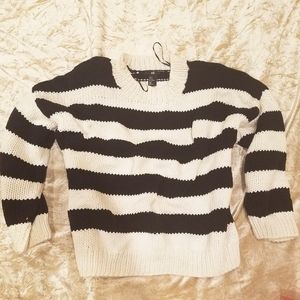 H&M Black & White striped sweater